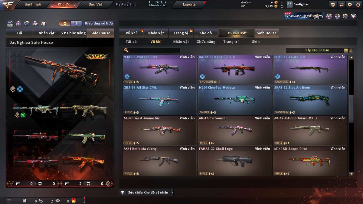 shop acc cf uy tin gia re